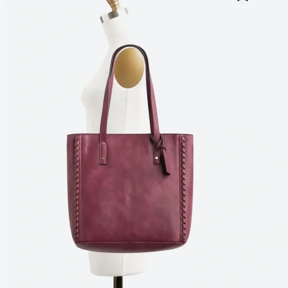 Sole Society Bags Sole Society Handbags Burgandy Eda Tote
